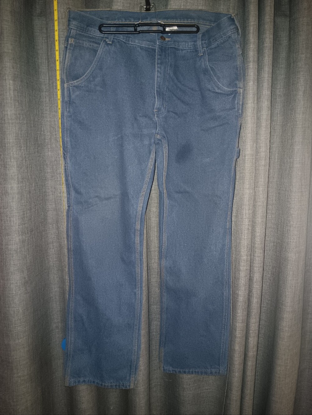 Key Denim Men's Blue Straight-Leg Jeans